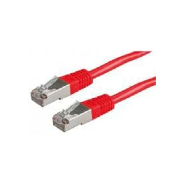 Roline PatchCord S/FTP (PiMF) Kat.6 0.5m Czerwony (21.15.1321)