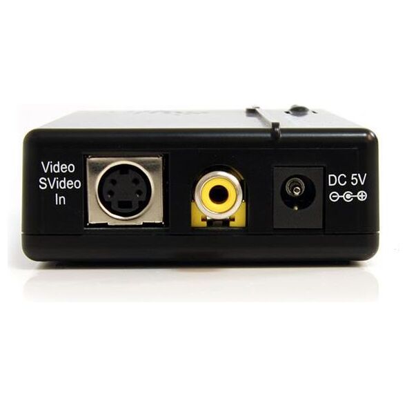 Adapter AV StarTech Composite Video - S-Video - D-Sub (VGA) czarny (VID2VGATV2)