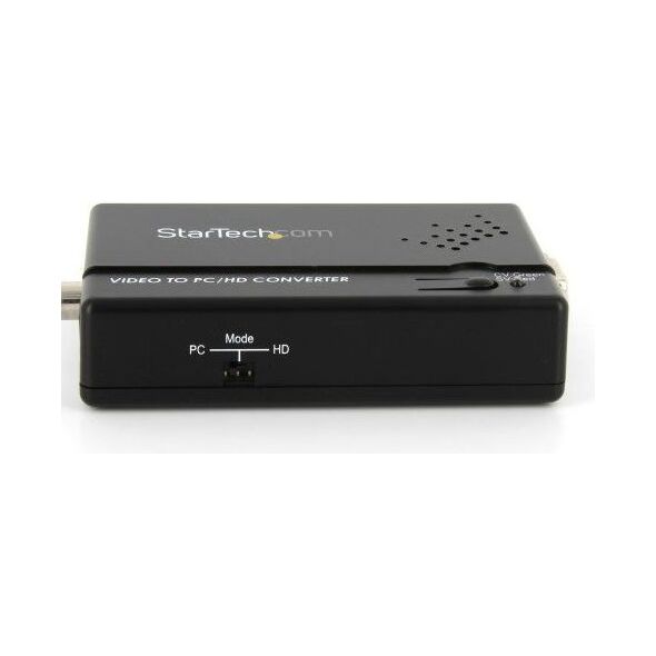 Adapter AV StarTech Composite Video - S-Video - D-Sub (VGA) czarny (VID2VGATV2)