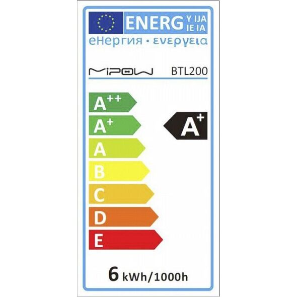 MiPow Playbulb Rainbow LED, E27, 5W (35W), RGB Lamp (BTL200-WT)