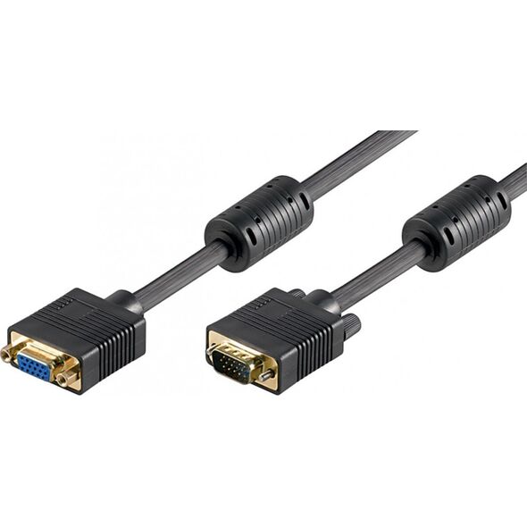 Kabel Goobay D-Sub (VGA) - D-Sub (VGA) 2m czarny (50136)