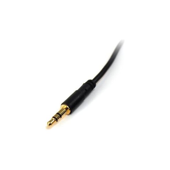 Kabel StarTech Jack 3.5mm - Jack 3.5mm 0.9m czarny (MU3MMS)