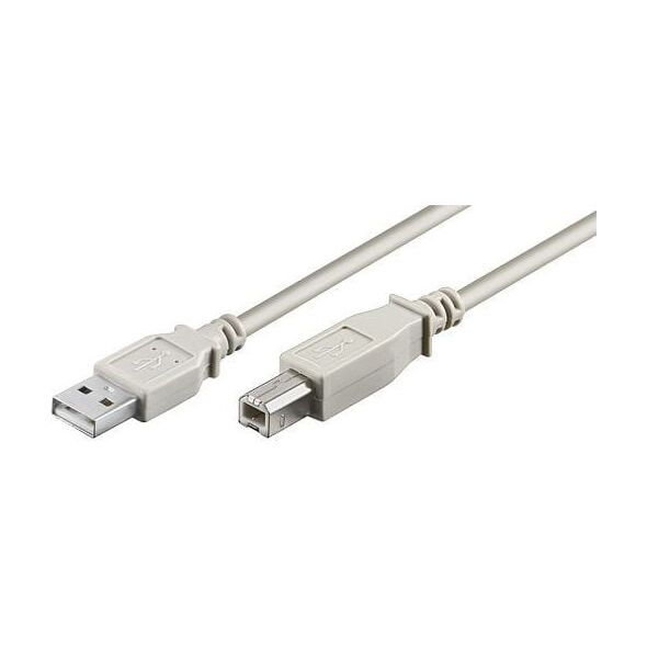 Kabel USB Goobay USB-A - micro-B 1.8 m Szary (68712)