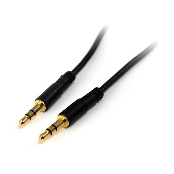 Kabel StarTech Jack 3.5mm - Jack 3.5mm 0.9m czarny (MU3MMS)