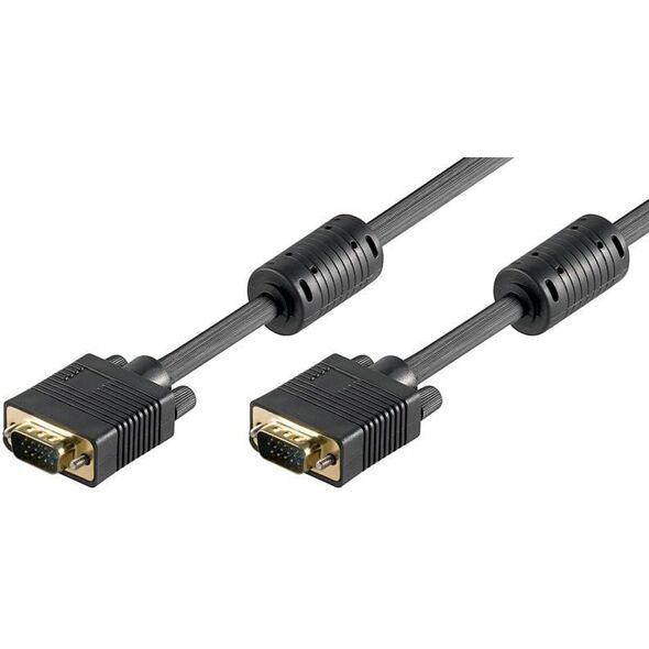 Kabel Goobay D-Sub (VGA) - D-Sub (VGA) 3m czarny (50489)