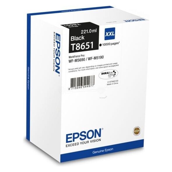 Tusz Epson C13T865140 Black Oryginał  (C13T865140)