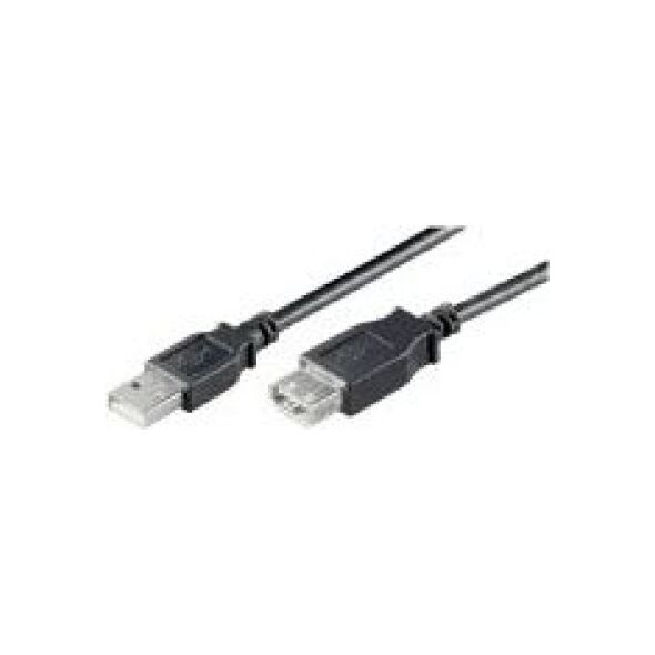 Kabel USB Goobay USB-A - USB-A 3 m Czarny (93600)