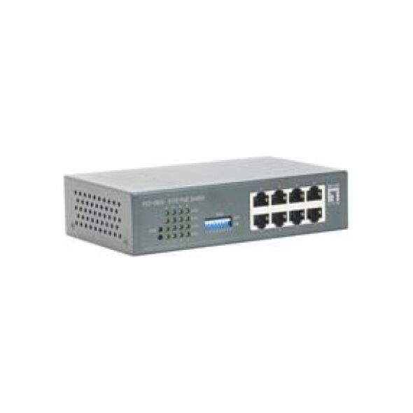 Switch LevelOne FEP-0800, 8x 10/100, PoE