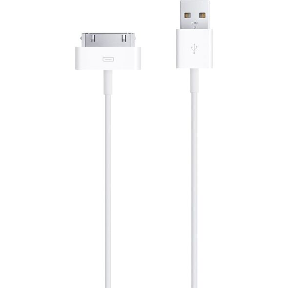Kabel USB Apple USB-A - Apple 30-Pin 1 m Biały (MA591ZM/C)