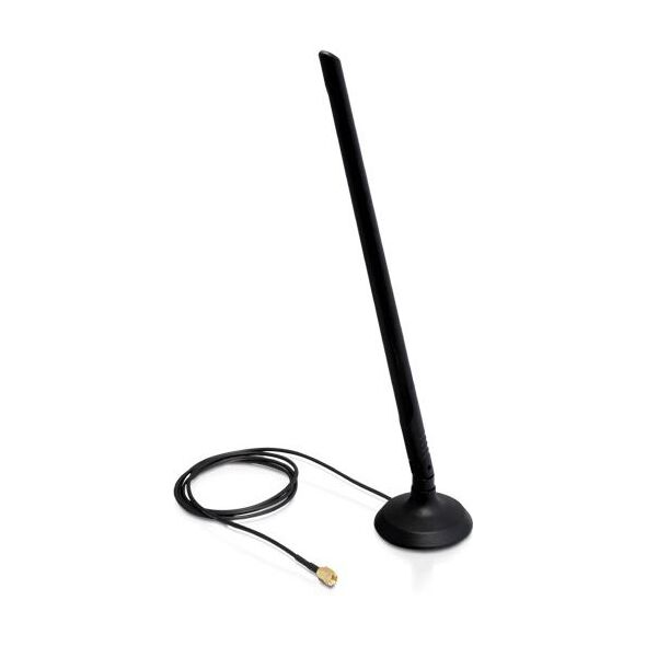 Antena Delock 802.11b/g/n, 6.5dBi, czarna - 88410
