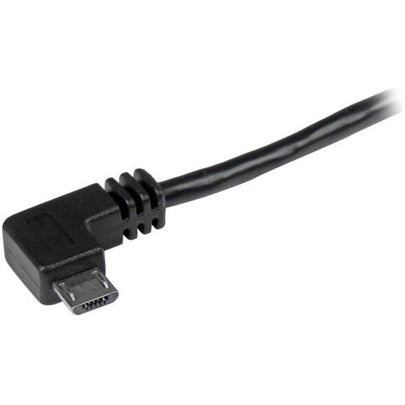 Kabel USB StarTech USB-A - microUSB 2 m Czarny (USB2AUB2RA2M)