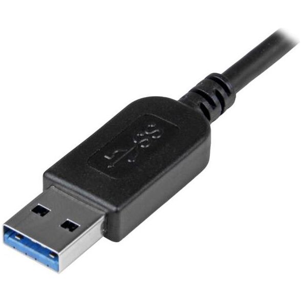 Kabel USB StarTech USB-A - USB-C 1 m Czarny (USB31AC1M)