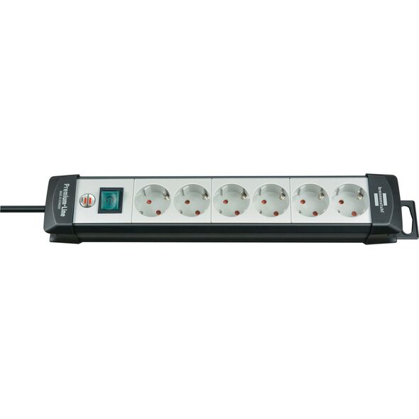 Listwa zasilająca Brennenstuhl Premium-Line 6 gniazd 5 m biało-czarna (1951560101)