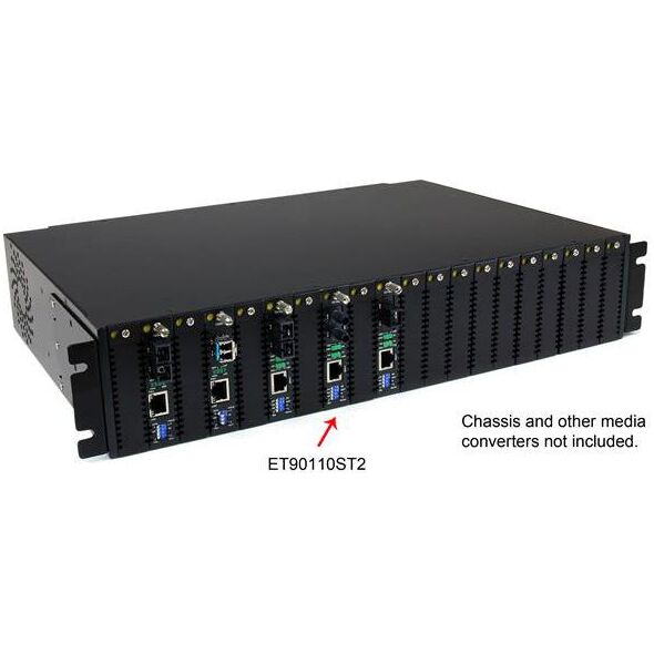 Konwerter światłowodowy StarTech ETHERNET MM FIBER CONVERTER ST (ET90110ST2)