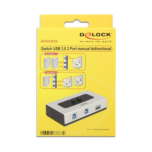 Adapter powerline Delock 2 portów USB 3.0, dwukierunkowy (87667)