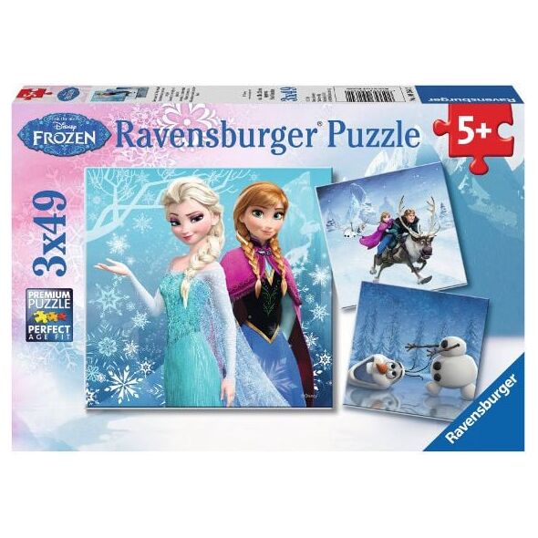 Ravensburger Puzzle 3x49 Kraina Lodu - 092642