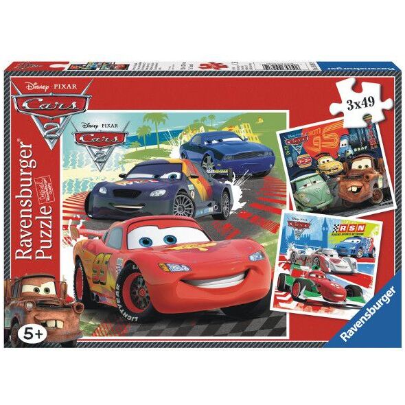 Ravensburger Puzzle 3x49 Auta 2 2011 - 092819