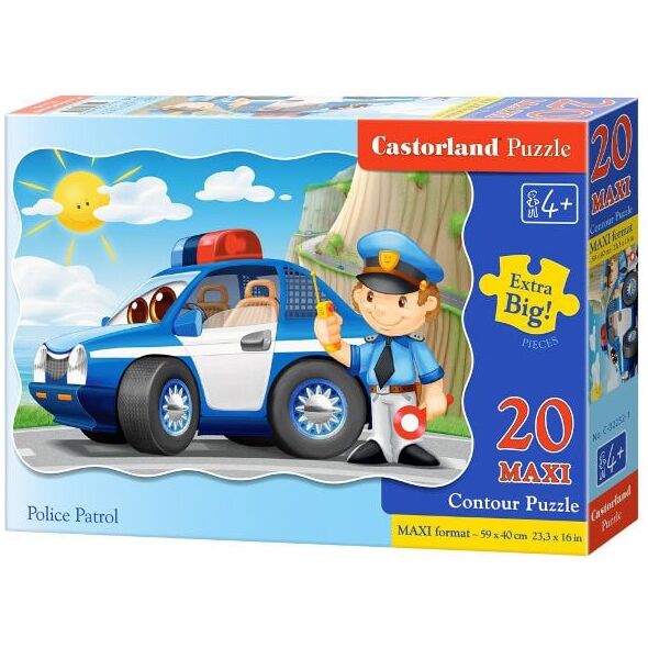Castorland CASTOR 20 EL. MAXI Patrol policyjny - 02252