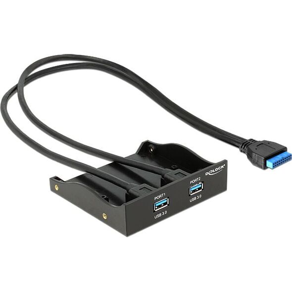 Delock Panel przedni 3.5" / 3.5" 2x USB 3.0 (61896)