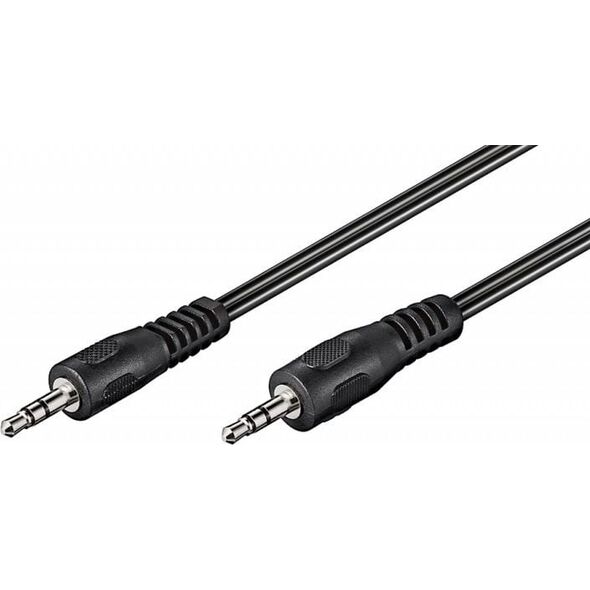 Kabel Goobay Jack 3.5mm - Jack 3.5mm 5m czarny (50430)
