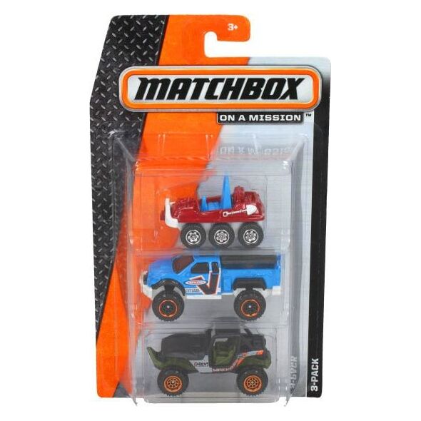 Mattel MatchBox Trzypak samochodów