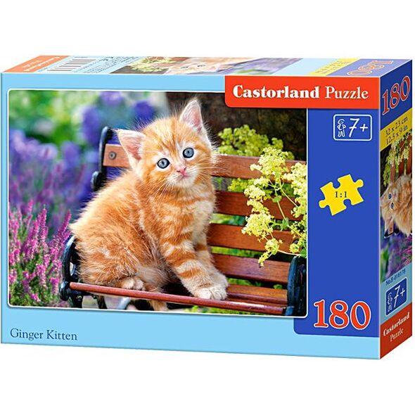 Castorland Puzzle Rudy kotek 180 elementów (018178)