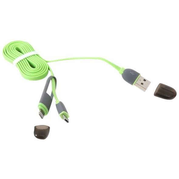 Kabel USB Platinet USB-A - 1 m Zielony (PUC2PG)