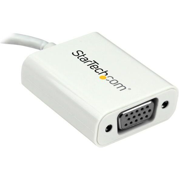 Adapter USB StarTech USB-C - VGA Biały  (CDP2VGAW)