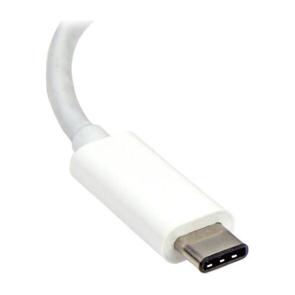 Adapter USB StarTech USB-C - VGA Biały  (CDP2VGAW)