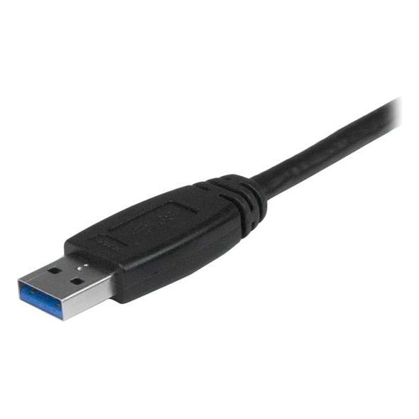 Kabel USB StarTech USB-A - USB-A 2 m Czarny (USB3LINK)
