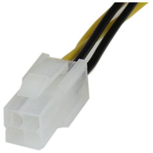 StarTech ATX/EPS 4-pin - ATX/EPS 4-pin, 0.2m, Żółty (ATXP4EXT)