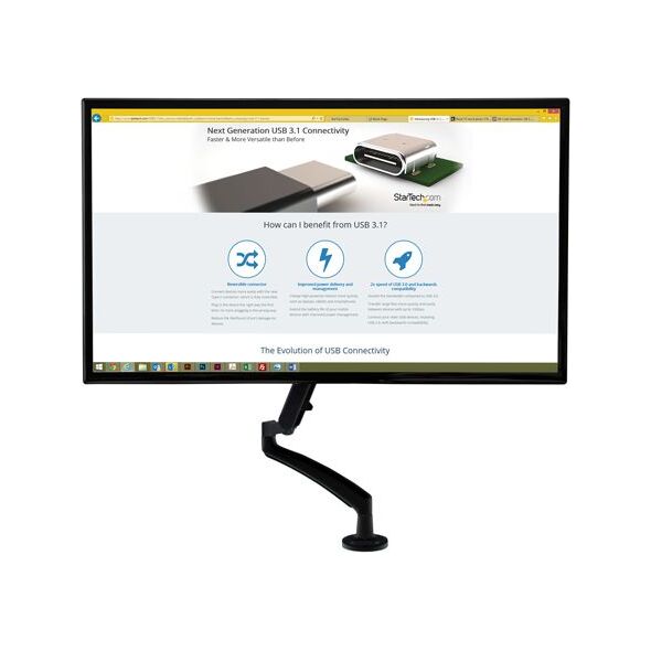 StarTech Uchwyt biurkowy na monitor 12" - 34" (ARMSLIM)
