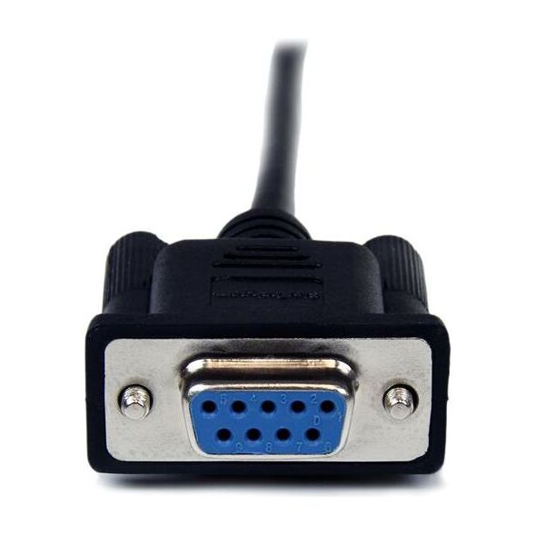 StarTech DB-9 - DB-9, 1m, Czarny (SCNM9FM1MBK)