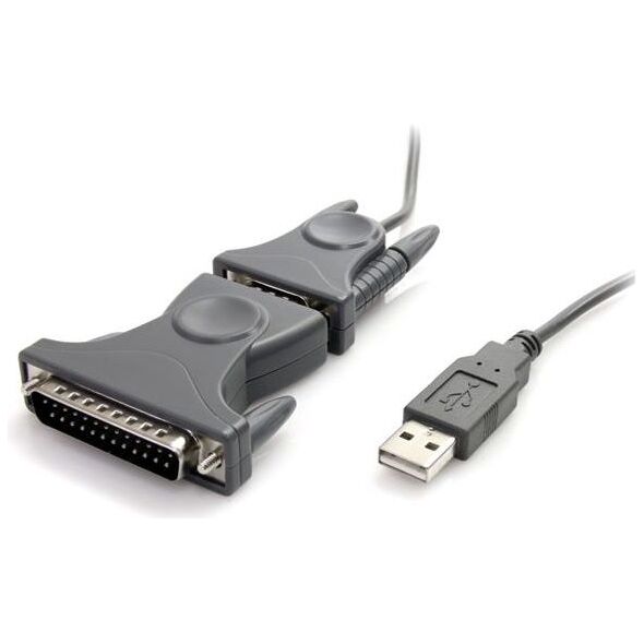 Kabel USB StarTech USB-A - DB-9 0.9 m Szary (ICUSB232DB25)