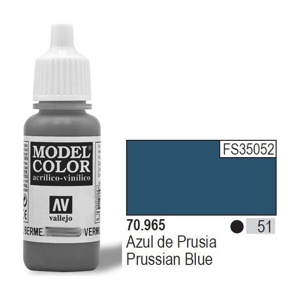 Vallejo Farba Nr51 Prussian Blue 17ml - 70965