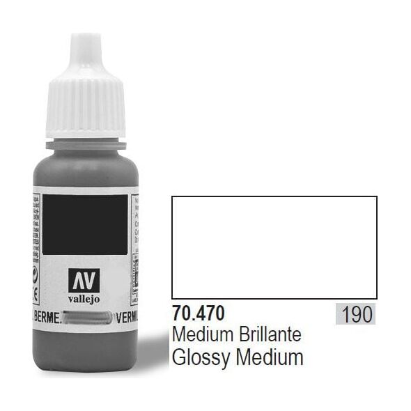 Vallejo Lakier Nr190 Gloss Medium 17ml - 70470