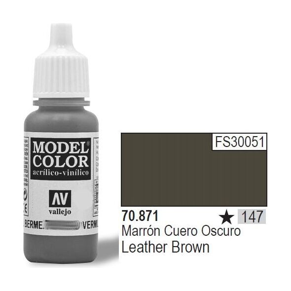 Vallejo Farba Nr147 Leather Brown 17ml - 70871