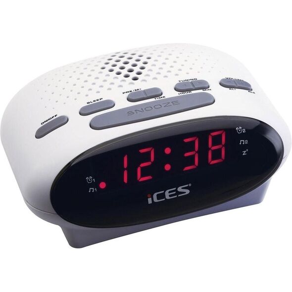 Radiobudzik Lenco ICR210 WHITE