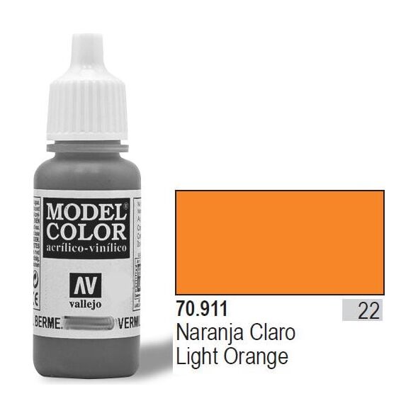 Vallejo Farba Nr22 Light Orange 17ml - 70911