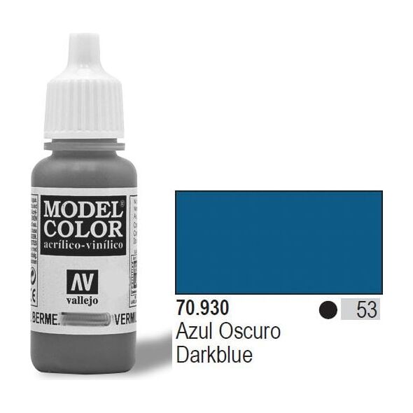 Vallejo Farba Nr53 Dark Blue 17ml Matt - 70930