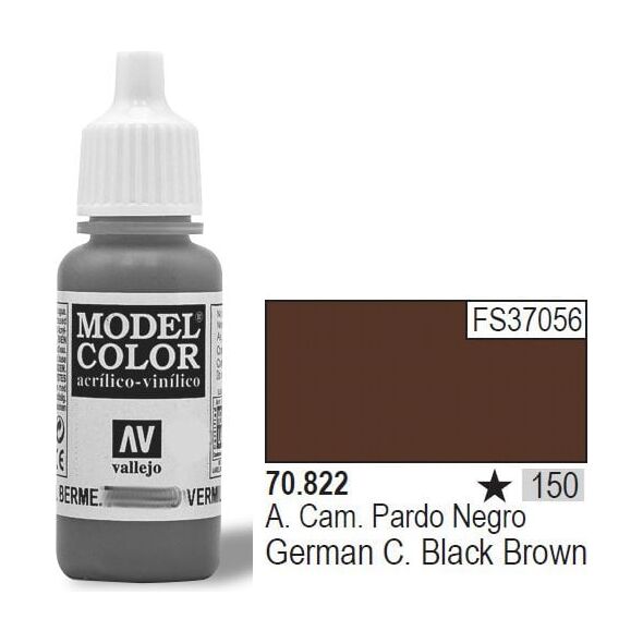 Vallejo VALLEJO Farba Nr150 German Black 17ml - 70822