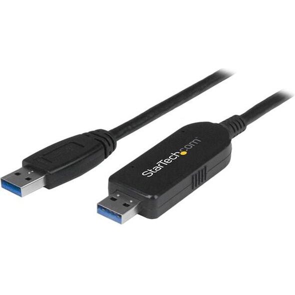 Kabel USB StarTech USB-A - USB-A 2 m Czarny (USB3LINK)