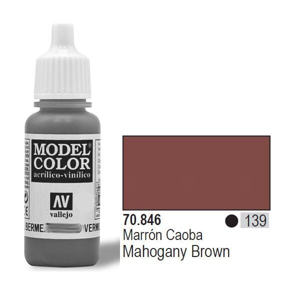 Vallejo Farba Nr139 Mahogany Brown 17ml - 70846
