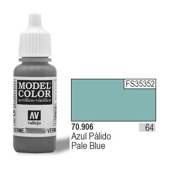 Vallejo Farba Nr64 Pale Blue Matt 17ml - 70906
