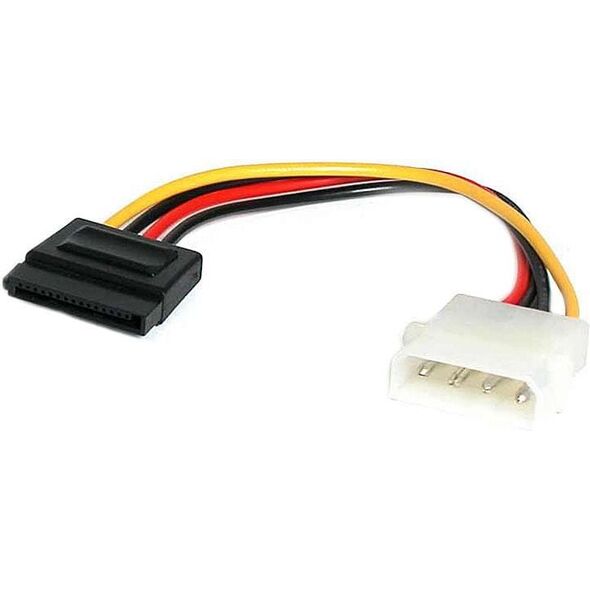 StarTech Molex - SATA, 0.15m, Wielokolorowy (SATAPOWADAP)