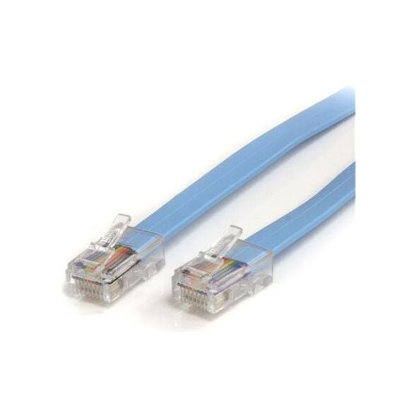 StarTech kabel rollover, cisco, 1.8m, niebieski