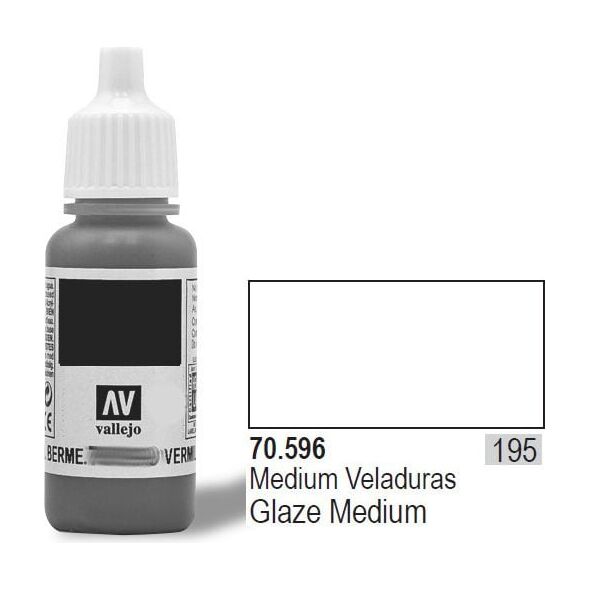Vallejo VALLEJO Lakier Nr195 Glaze Medium 17ml - 70596