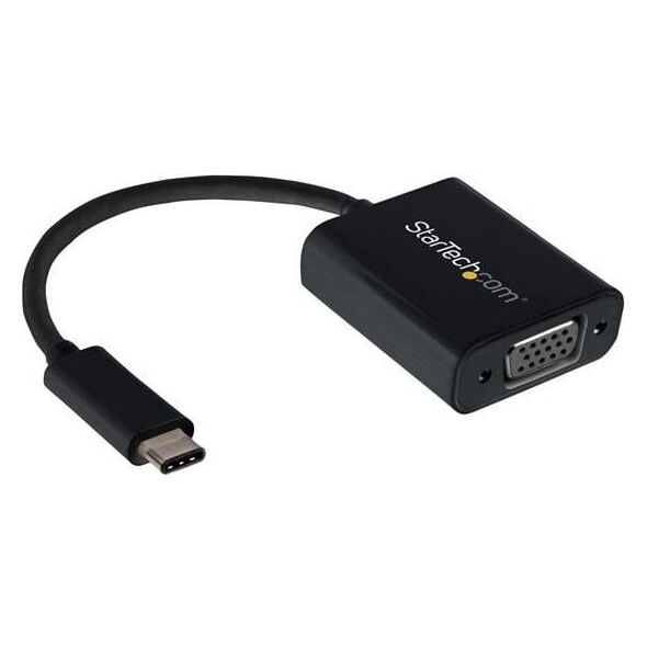 Adapter USB StarTech USB-C - VGA Czarny  (CDP2VGA)