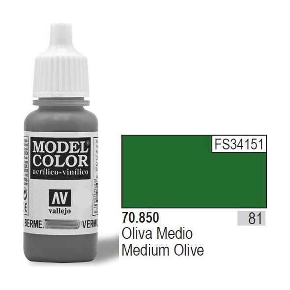 Vallejo VALLEJO Farba Nr81 Medium Olive 17ml - 70850
