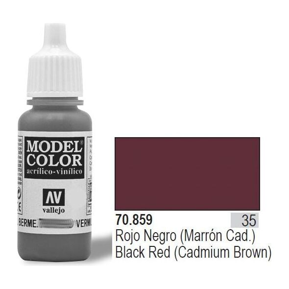 Vallejo Farba Nr35 Black Red Matt 17ml - 70859
